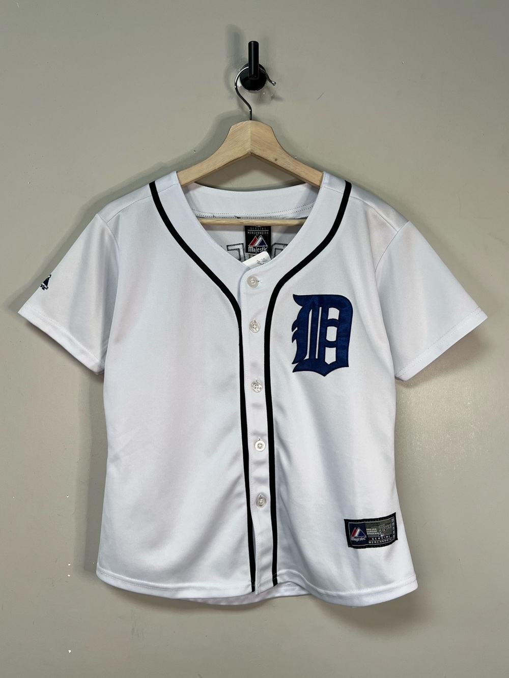 Vtg Detroit Lions Baseball Jersey